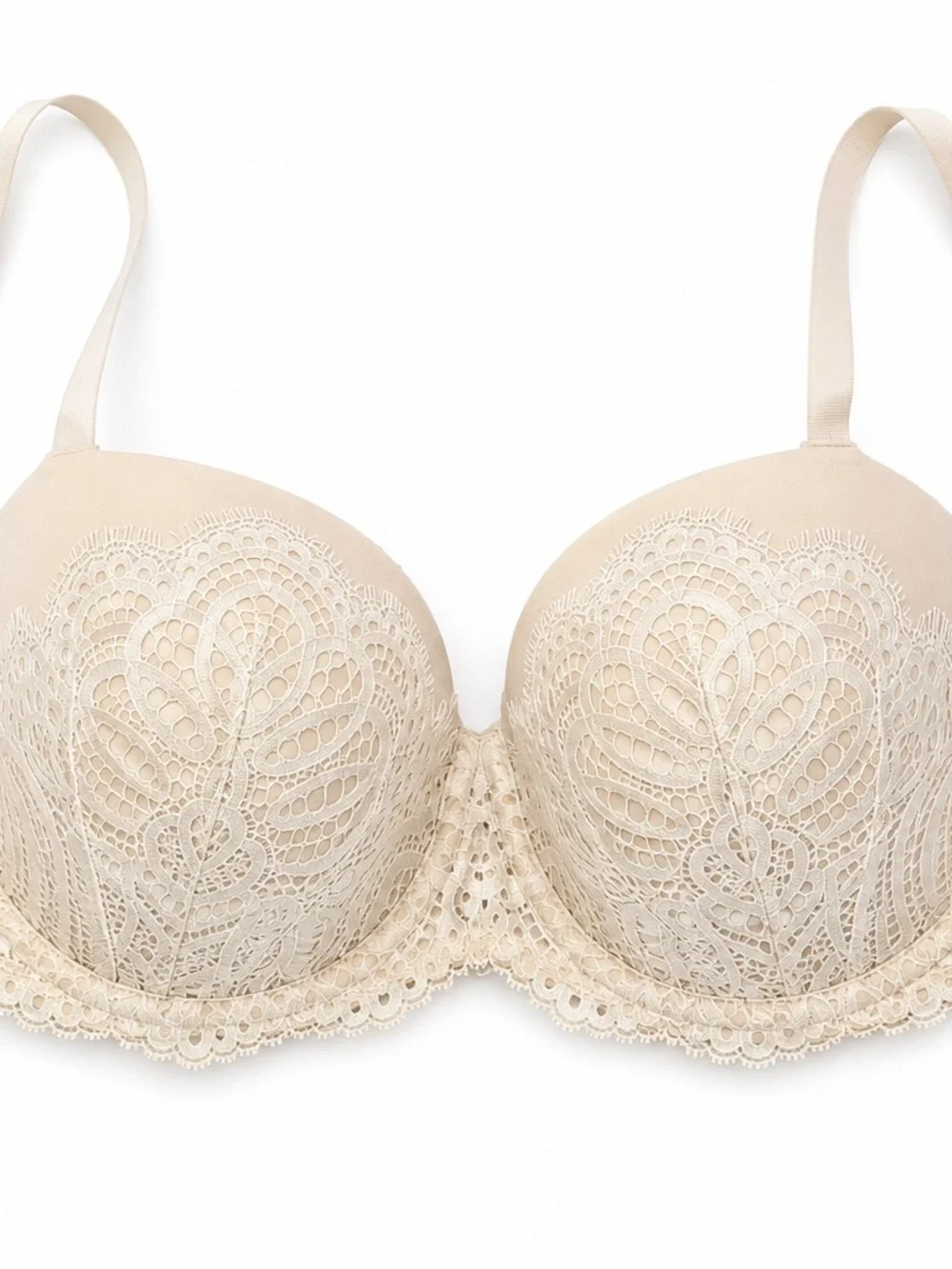 Victoria's Secret Lace Underwire Bra - Cream